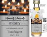 Personalised Alcohol Miniatures | Funeral Label: 03