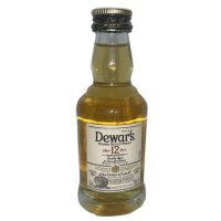 Dewars's 12 year old Scotch Whisky Miniature 5cl Bottle