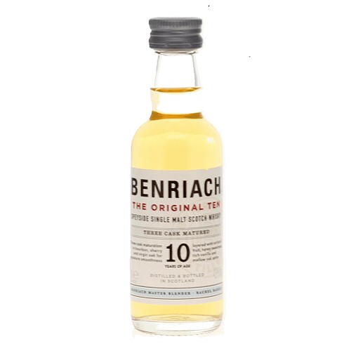 BenRiach "The Original Ten" Single Malt Scotch 5cl Miniature - Click Image to Close