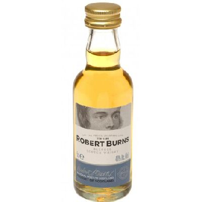 Robert Burns Scotch Whisky Miniature 5cl Bottle - Click Image to Close