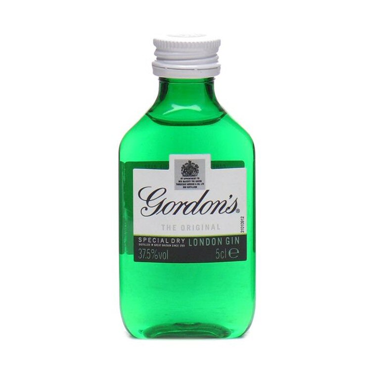Gordons Gin Miniature 5cl Bottle - Click Image to Close