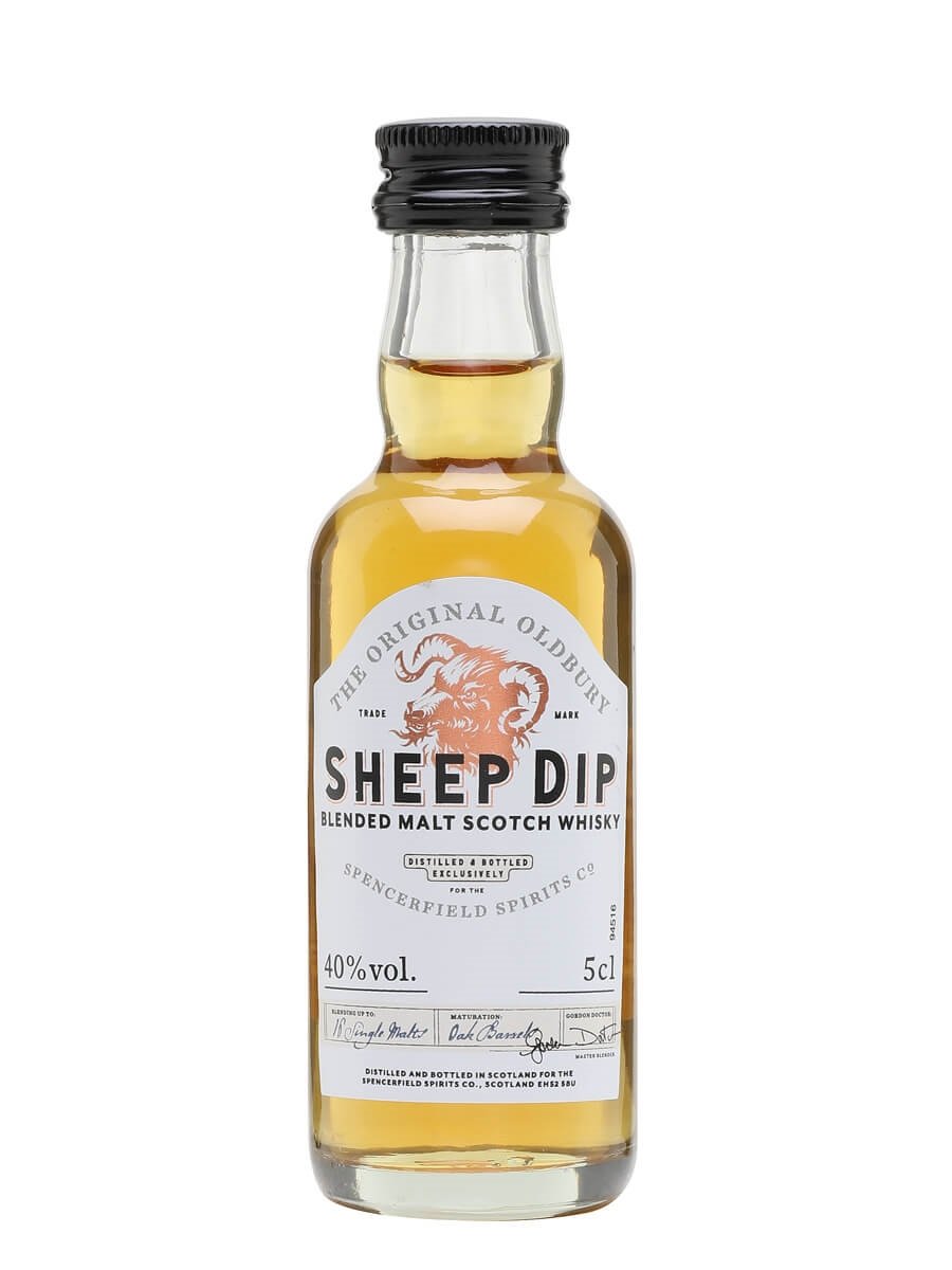 Sheep Dip Scotch Whisky Miniature 5cl Bottle - Click Image to Close