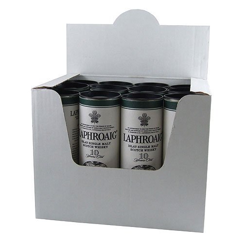 Laphroaig 10 year old Whisky Miniatures - 12 PACK - Click Image to Close