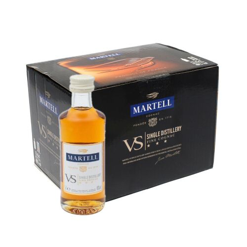 Martell VS Cognac Brandy Miniatures - 12 PACK - Click Image to Close