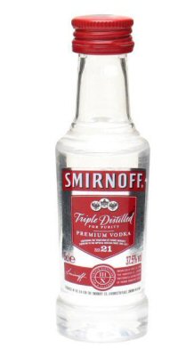 Smirnoff Vodka Miniatures - 12 PACK - Click Image to Close