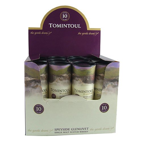 Tomintoul 10 yo Scotch Whisky Miniatures - 12 PACK - Click Image to Close