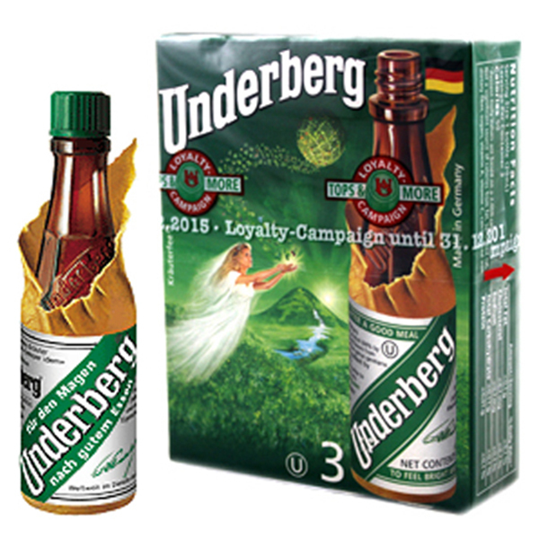 Underberg Miniature 2cl Bottle - Click Image to Close