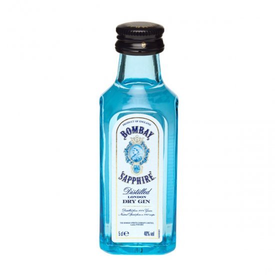 Bombay Sapphire Gin Miniature 5cl Bottle - Click Image to Close