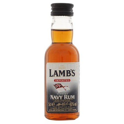 Lambs Navy Rum Miniature 5cl Bottle - Click Image to Close