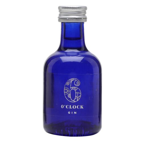 6 O'Clock Gin Miniature 5cl Bottle - Click Image to Close