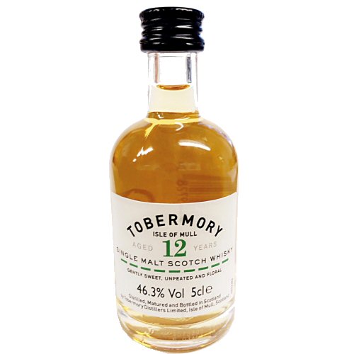 Tobermory 12 yo Single Malt Scotch Miniature 5cl Bottle - Click Image to Close