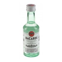 Bacardi "Carta Blanca" Rum Miniature 5cl Bottle