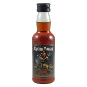 Captain Morgan Dark Rum 5cl Miniatures - 12 PACK