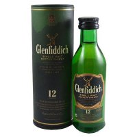 Glenfiddich 12 yo Single Malt Scotch Miniature 5cl Bottle