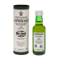 Laphroaig 10 year old Single Malt Scotch Miniature 5cl Bottle