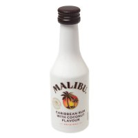 Malibu Rum Miniature 5cl Bottle