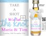 Personalised Alcohol Miniatures | Wedding Favour Label 20B