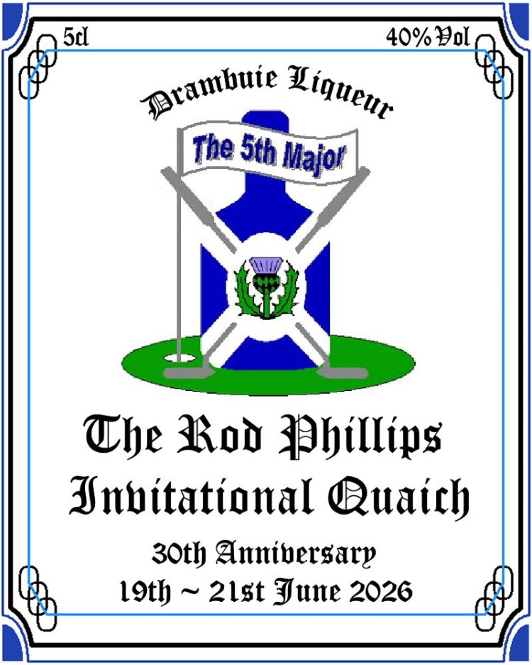 Phillips_Rod_30th-Anniversary: Drambuie Labels