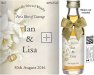 Personalised Alcohol Miniatures | Wedding Favour Label 04