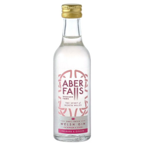 Aber Falls Rhubarb & Ginger Gin Miniature 5cl Bottle