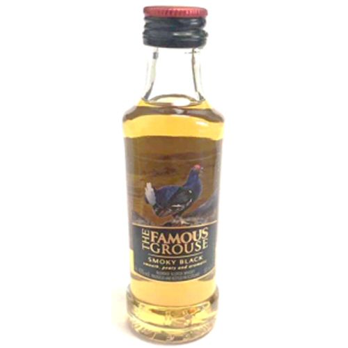 Famous Grouse \"Smoky Black\" Miniature Whisky 5cl Bottle