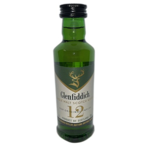 Glenfiddich 12 yo Single Malt Scotch Miniatures - 12 PACK - Click Image to Close