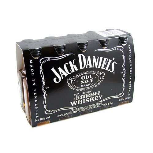 Jack Daniels Whiskey Miniatures - 10 PACK