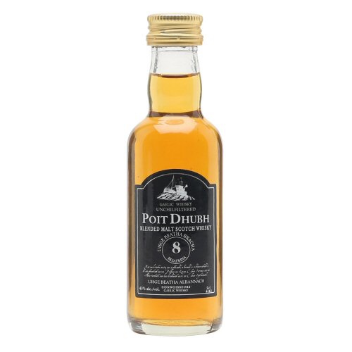 Poit Dhubh 8 yo Scotch Whisky Miniature 5cl Bottle