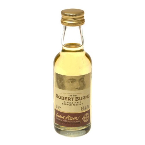 Robert Burns Malt Scotch Whisky 5cl Miniature Bottle