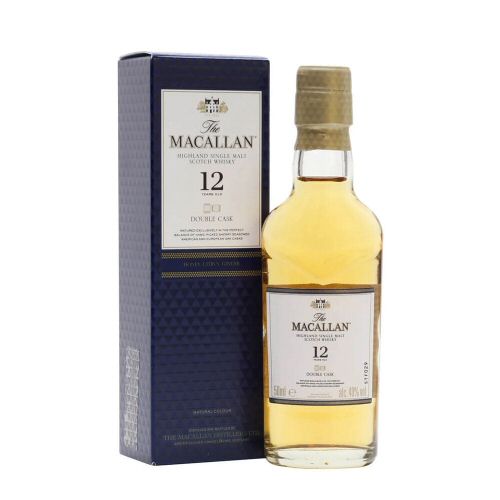 Macallan 12 yo \"Double Cask\" Scotch Whisky Miniature 5cl Bottle