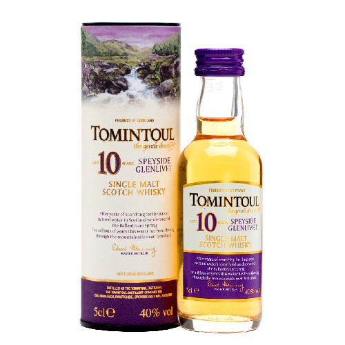 Tomintoul 10 yo Scotch Whisky Miniatures - 12 PACK - Click Image to Close