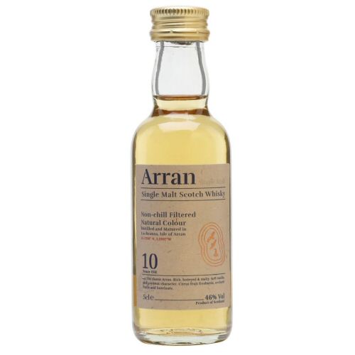 Arran 10 yo Single Malt Scotch Whisky Miniature 5cl Bottle