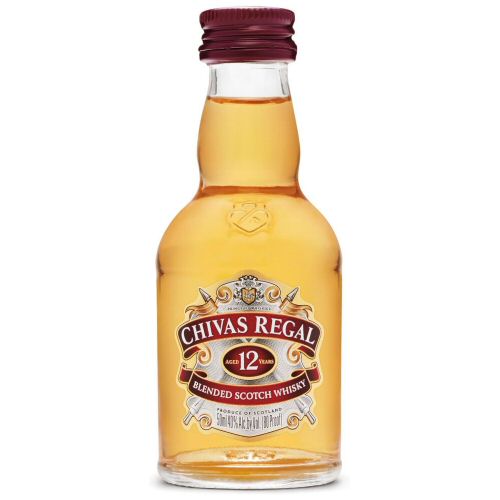Chivas Regal 12 yo Scotch Whisky Miniature 5cl Bottle