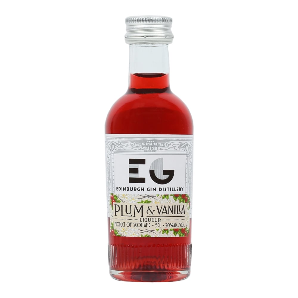 Edinburgh \"Plum & Vanilla\" Gin Liqueur Miniature 5cl Bottle