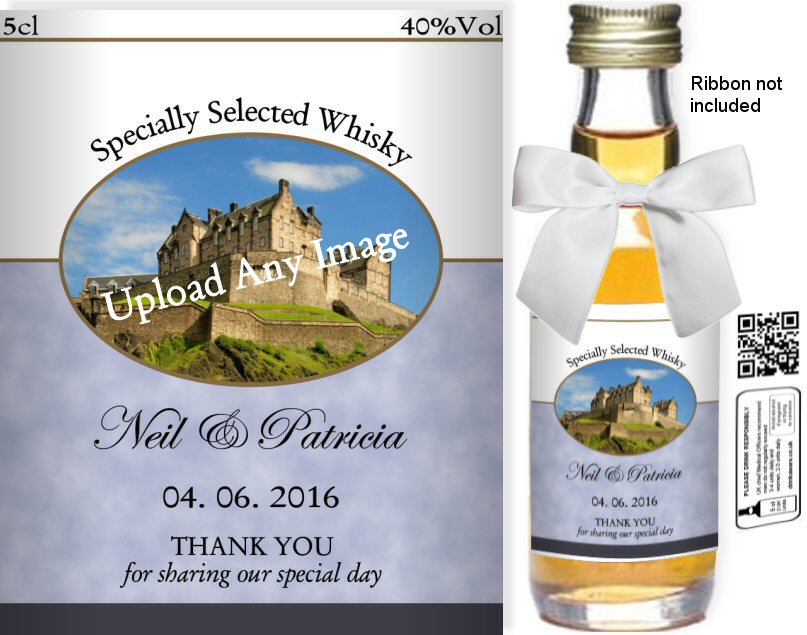 Personalised Alcohol Miniatures | Upload Your Image 01D